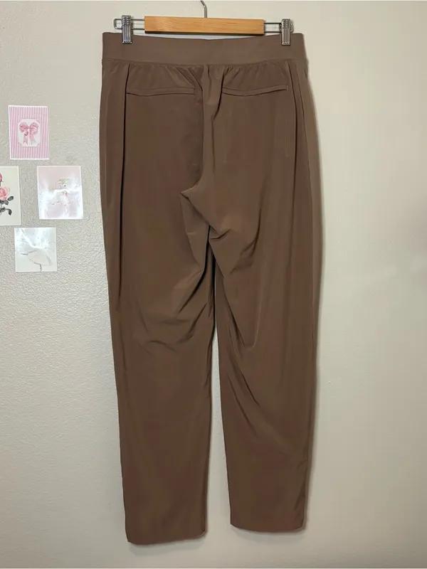 Athleta trouser pants brown earthy fall casual professional 6 straight leg - Image 4