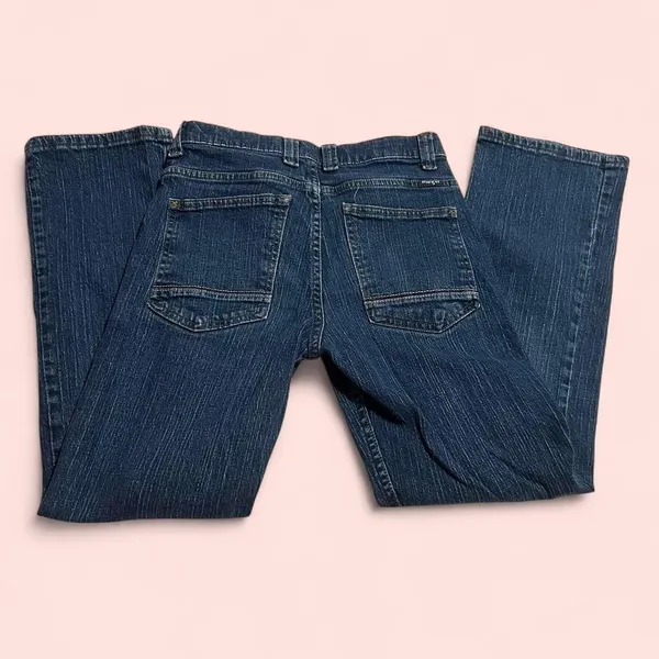 Dark wash wrangler jeans - Image 2