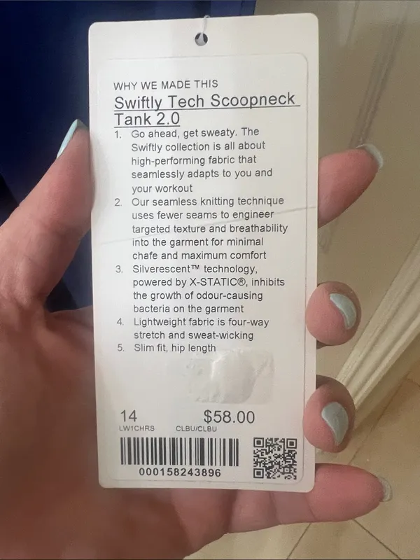 Lululemon Swiftly Tech Scoopneck Tank 2.0. - Image 3