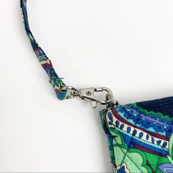 VERA BRADLEY Blue Rhapsody Removable Strap Clutch Tote Bag Casual Boho Artsy - Image 9