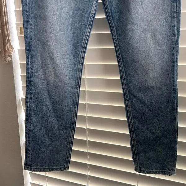 Anine Bing Sonya Jeans Light Wash Straight Leg Size 28 | Minimalist - Image 4