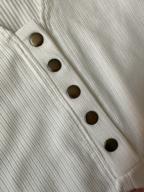 Vestique Ribbed Bodysuit - Image 3