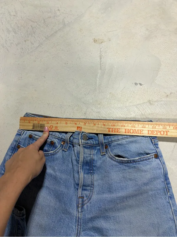 Levi’s premium denim wedgie Light Blue Jeans 26 - Image 4