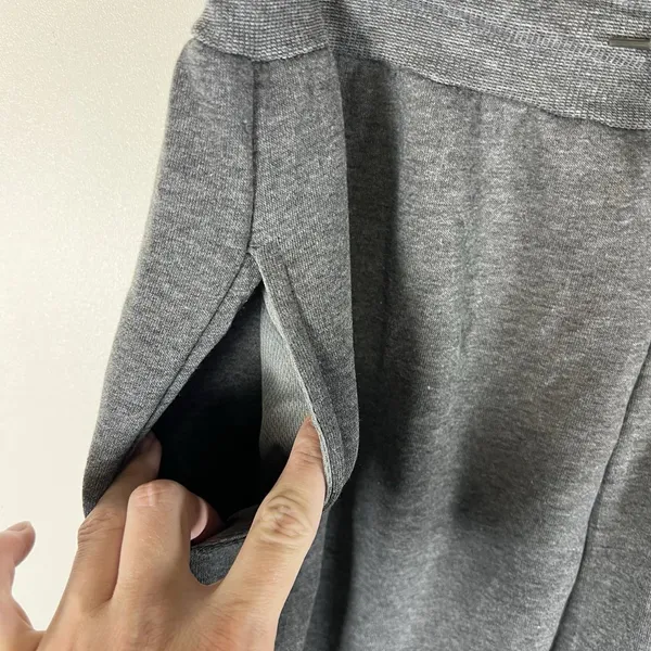 White Fox Boutique Charcoal‎ Grey Vol.3 Logo Sweat Shorts Womens 2XL - Image 4