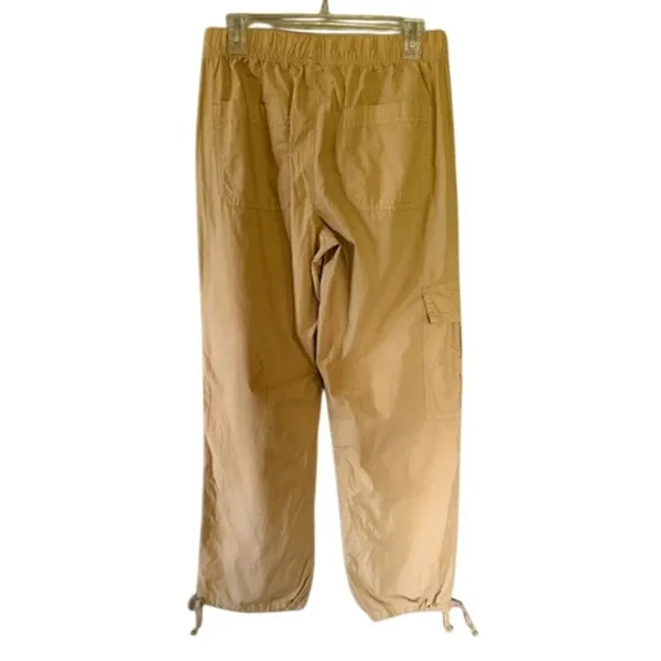 Aerie NWT Tan Cargo Parachute Pants Women’s S/P Drawstring Utility - Image 3