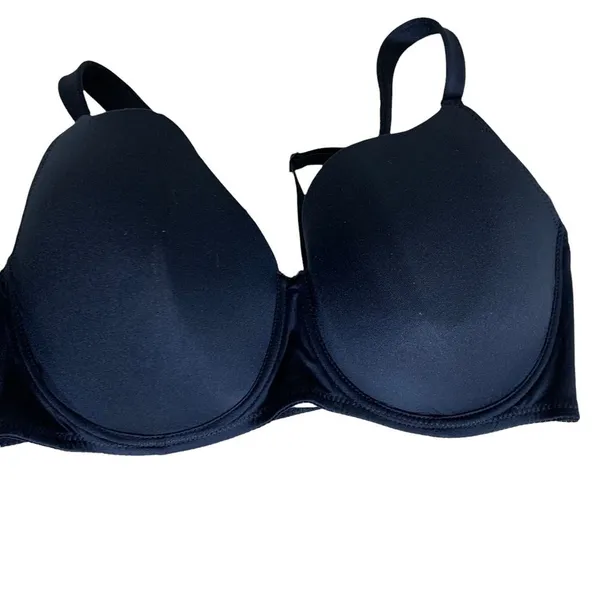 Delta Burke Navy Blue Padded Bra Size‎ 42D Size undefined - Image 2