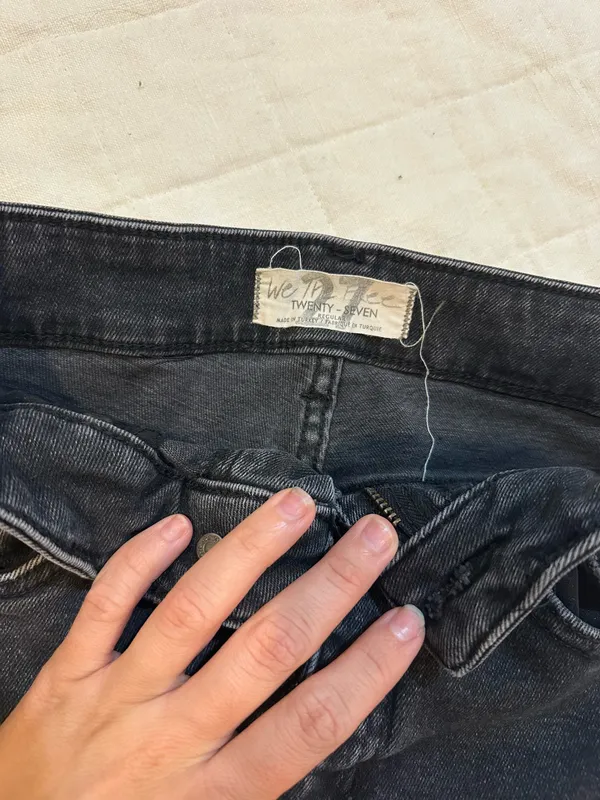Free People Black Skinny Jeans - Image 6