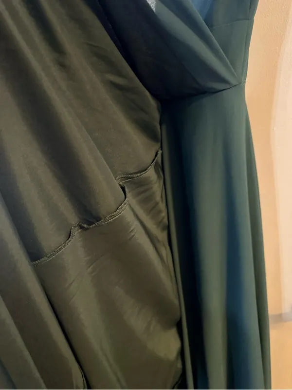 Lulu's Deep Emerald Green Strappy Maxi Dress with Side Slit - Image 13