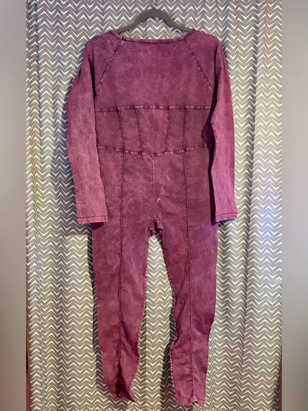 Free People Movement | Good Karma Corset Long Sleeve Onesie, XL - Image 7