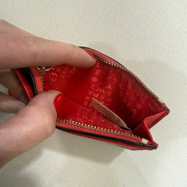Kate Spade Red Card Holder/ Key Chain - Image 4