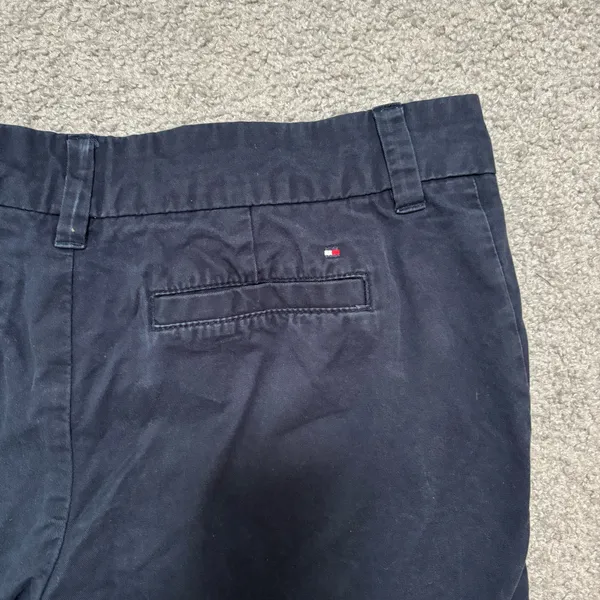 Tommy Hilfiger Dark Navy Cotton Bermuda Shorts - Image 5