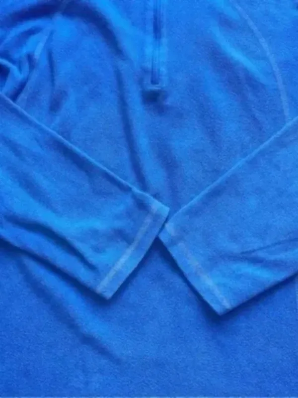 Columbia Women's Blue 1/4 Zip Pullover Sweater - Image 3