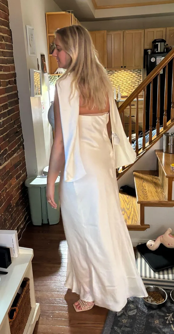 Abercrombie Strapless Scarf Maxi Dress - Image 4
