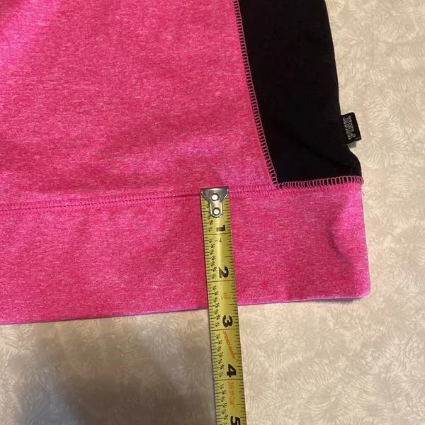 Victoria's‎ Secret Pink Ultimate 1/4 Zip Pullover Jacket Pink Black Small - Image 12
