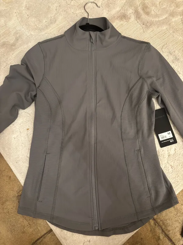 Zip up Jacket Gray Size M - Image 2