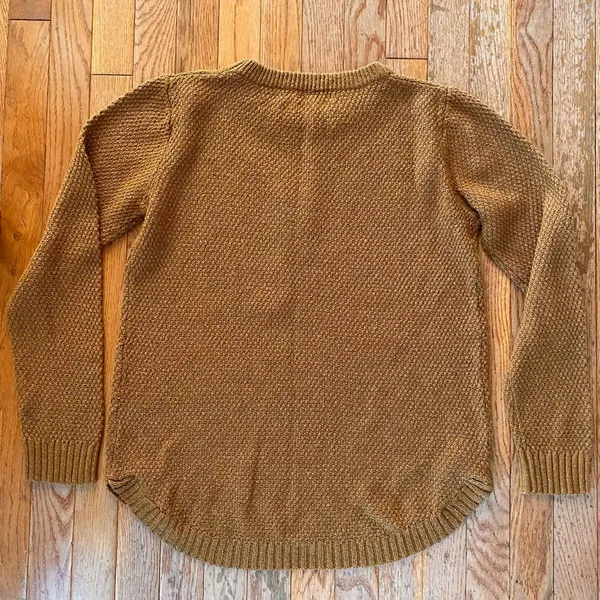 Carmel brown knit sweater Size M - Image 7