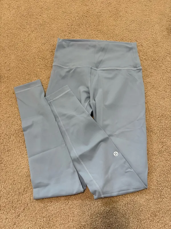 Light blue Lululemon wunder train leggings  - Image 2