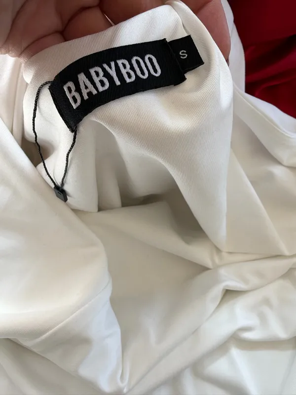 BabyBoo white maxi‎ gown size small - Image 5