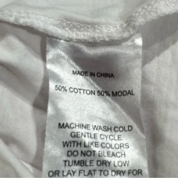Quince Cotton Modal Muscle Tank in White Women’s XL - Image 3