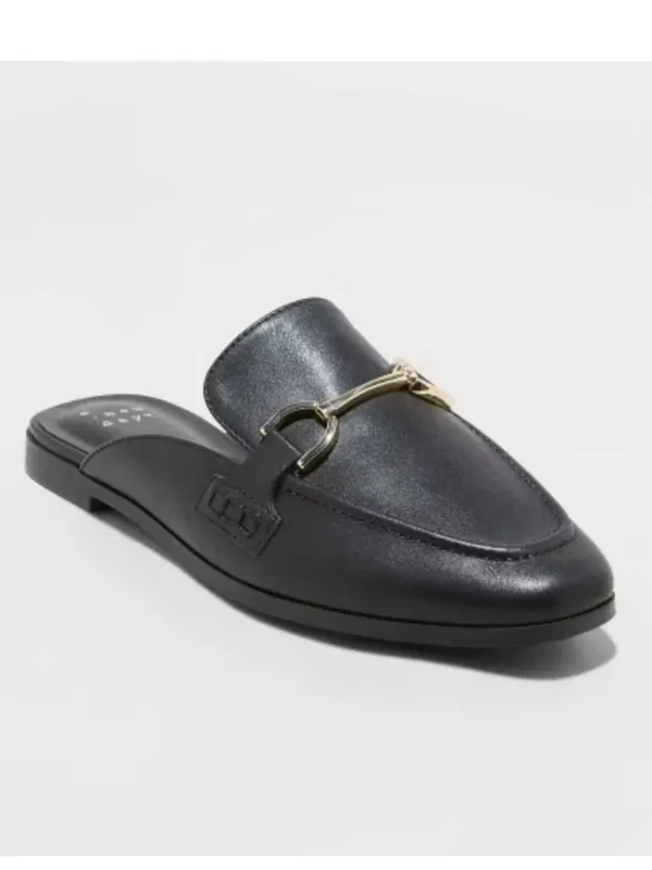 Black loafer mule flats - Image 5