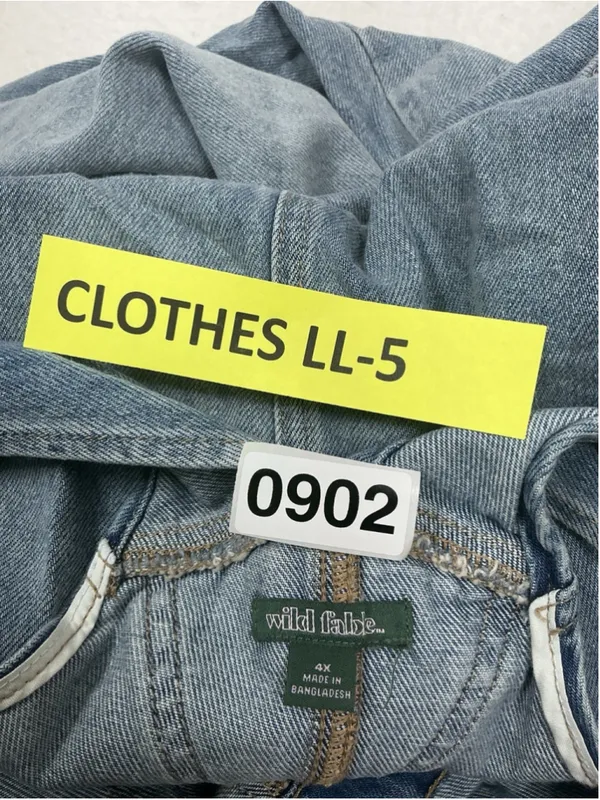 Wild Fable Womens Blue Denim Overall One-Piece 4X Plus Adjustable Pockets - Image 6