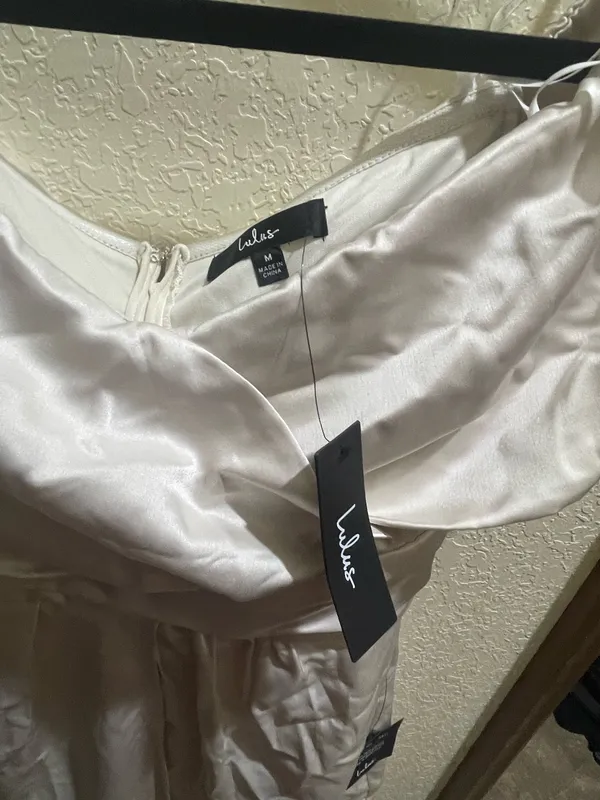 Lulus Off-The-Shoulder White Dress - Image 5