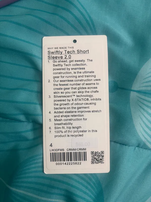 Lululemon Mint Green Swiftly Tech Short Sleeve  - Image 5