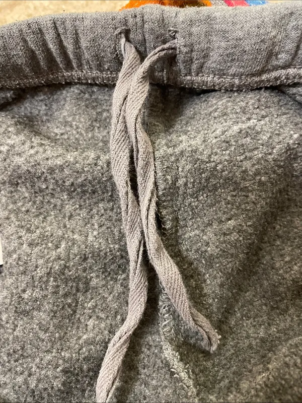 Aviator Nation Women’s Gray Striped Comfy Fleece Lined Jogger Sweatpants - Image 7