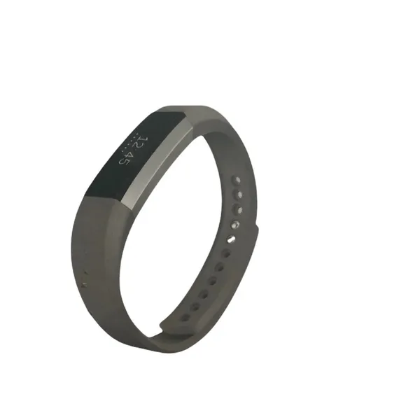FitBit Alta Leather Stainless Clasp Accessory Band Color is Graphite Size L NiB - Image 3