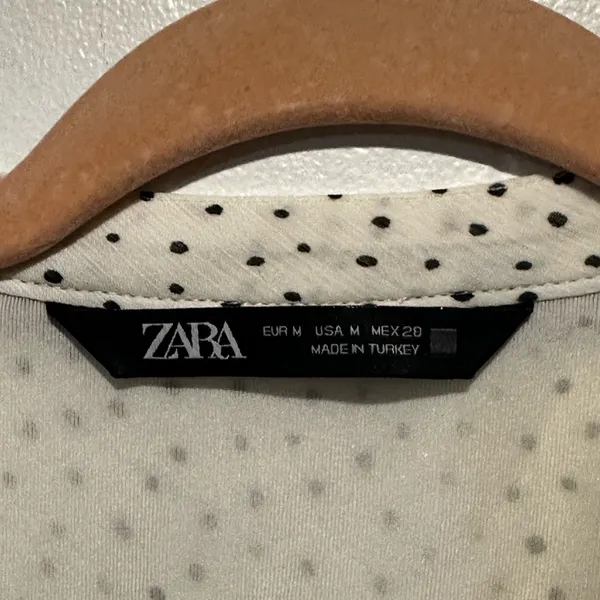 Zara‎ size m polka dot dress - Image 2