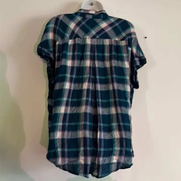 Plaid short sleeve shirt Size undefined - Image 4