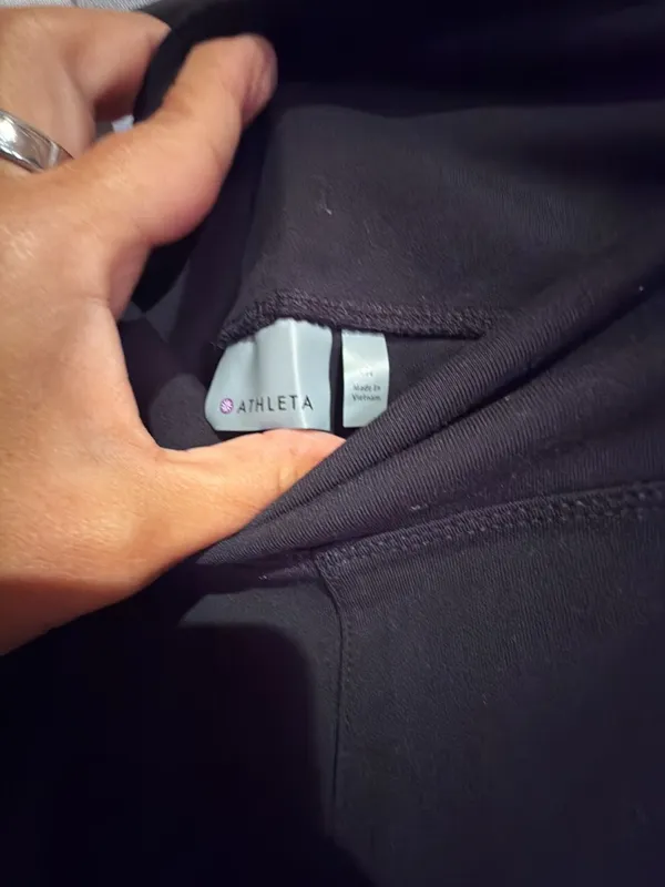 Athleta Black Athletic Pants Leggings Size M - Image 2