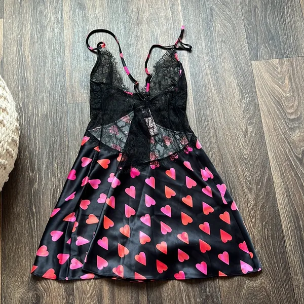 Victorias Secret Heart Slip Dress - Image 2