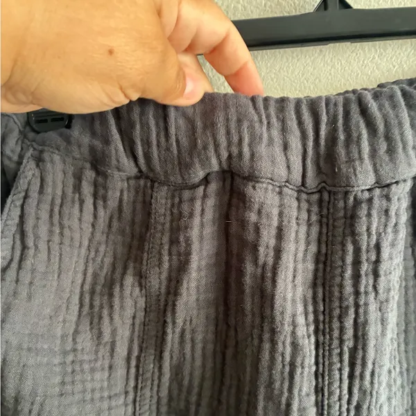 Madewell High Waist Womens Gray Gauze Cotton Comfy Shorts M - Image 8