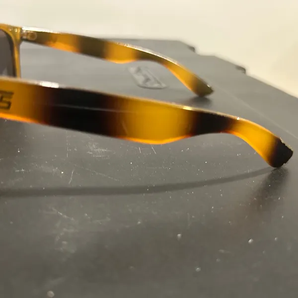 Vans Tortoise Shell Sunglasses with Blue Lenses - Image 5