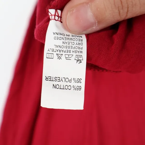Red Off the Shoulder Maxi Dress Long Sleeve Ruffle Maternity Photoshoot XL - Image 4