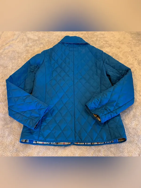 O’kief & O’kief Brand Quilted Blue Women’s Jacket Size Small - Image 6