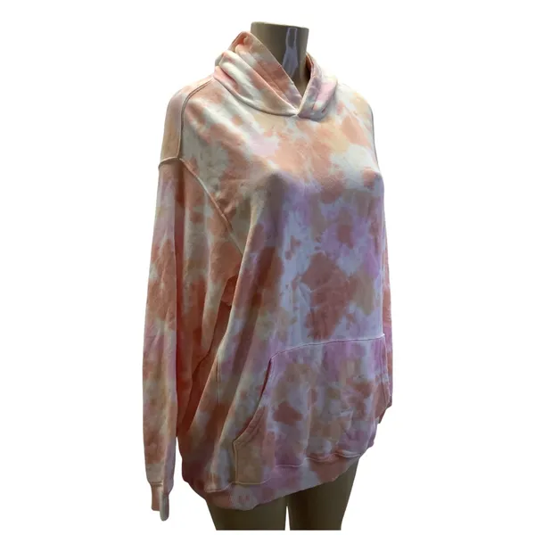 Aerie Size Medium Tie Dye Oversized Hooded Sweatshirt. New Without Tag. - Image 2