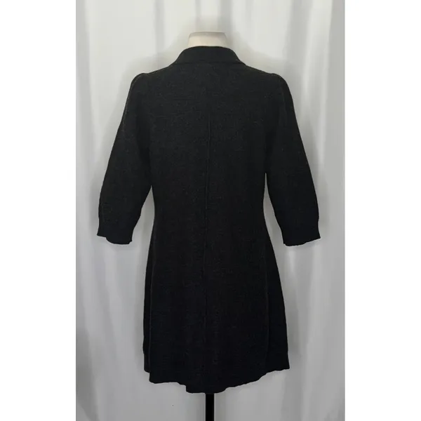 Anthropologie MAEVE Double Breasted Merino‎ Wool Long Cardigan Sweater Medium - Image 9