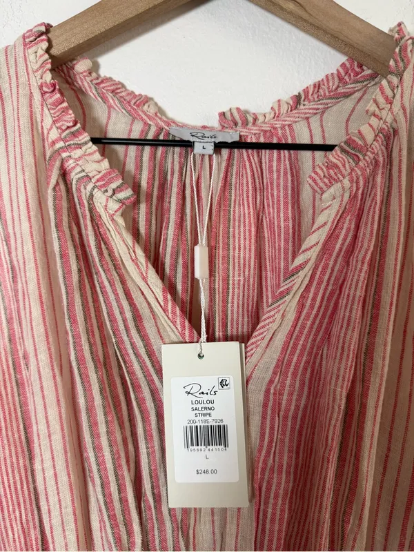 Rails Loulou Tiered Maxi Dress Salerno Stripe - Image 4