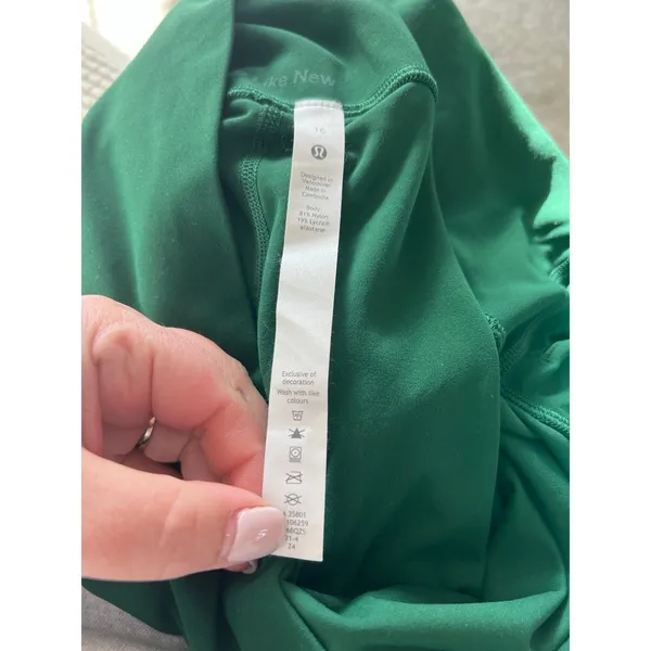 Lululemon Align Pant 24" High Rise NULU Size‎ 16 green - Image 6