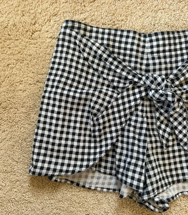 Abercrombie Checkered Tie Skort - Image 2