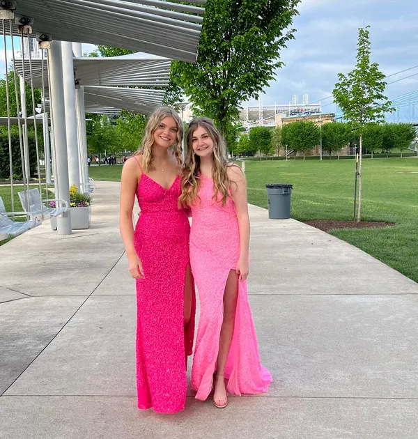 Sherri Hill Pink Prom Dress - Image 4