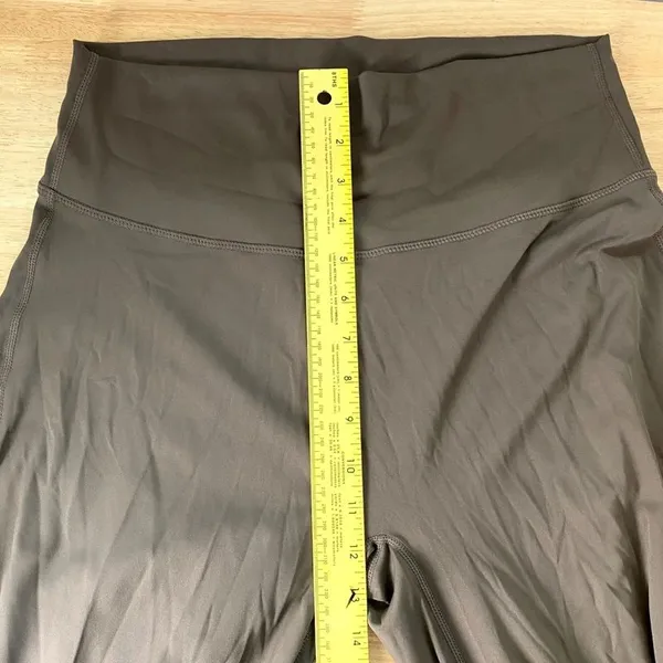 NWT Pobodo High Waisted Yoga Casual Wide Leg Pants Size L Brown - Image 6