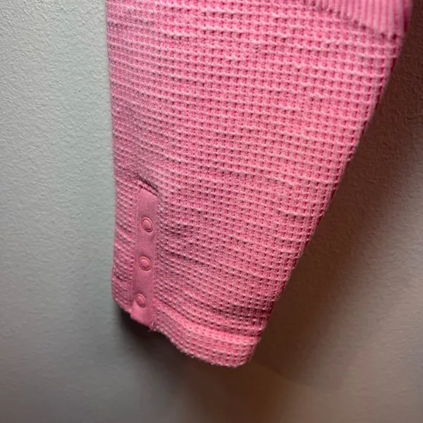 Offline by Aerie Main Squeeze High Waisted 7/8 Leggings Pink Textured Stretch XL - Image 5