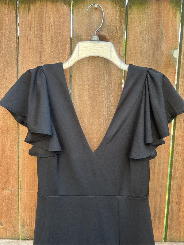 Birdy Grey Hannah Black Maxi Length Dress Size Small - Image 6