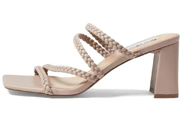 NEW STEVE MADDEN Dion Braided Heeled Sandals - Image 3
