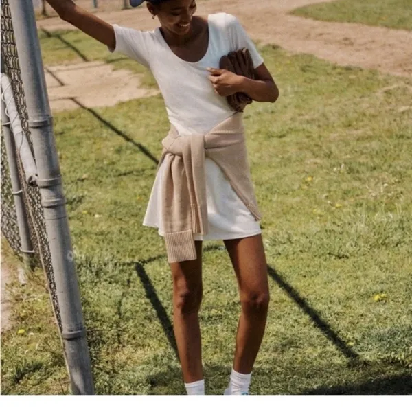 Tuckernuck Sport Rosemary Dress White M | Tennis Golf Athletic Mini Dress NWT - Image 6