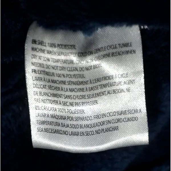 The Comfy Original Quarter-Zip Wearable Blanket Navy Blue One Size SO Soft Cozy - Image 10
