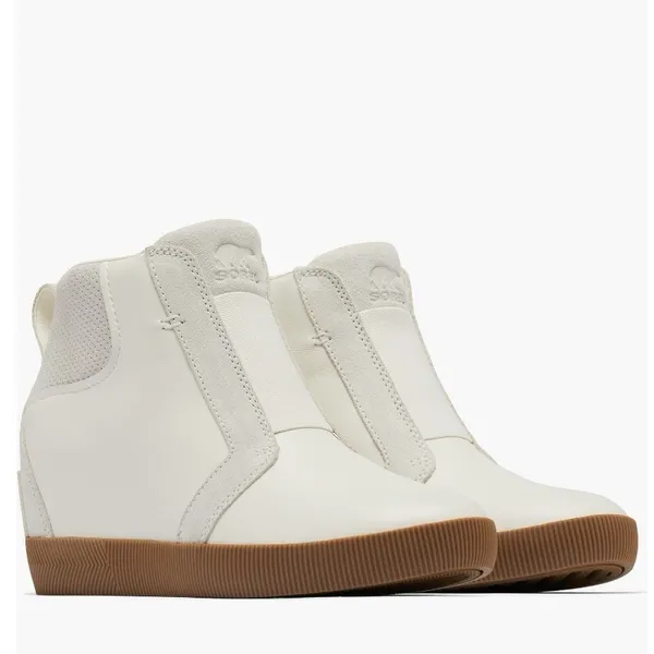 Sorel Out N About Wedge Leather Bootie, Ankle Boots White/Sea Salt, Size 8.5 NWT - Image 9